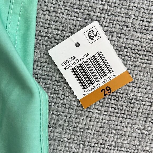 Rip Curl Board Shorts Mens Size 29 Blue Green Striped Mirage 2.0 Washed Aqua - Picture 6 of 8